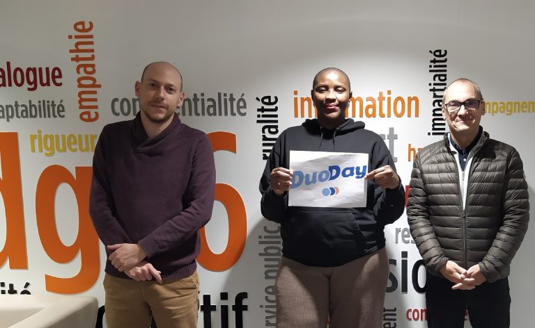 Journée Duoday E. Deshayes, C.Ngono, N. Loffredo Cap emploi66