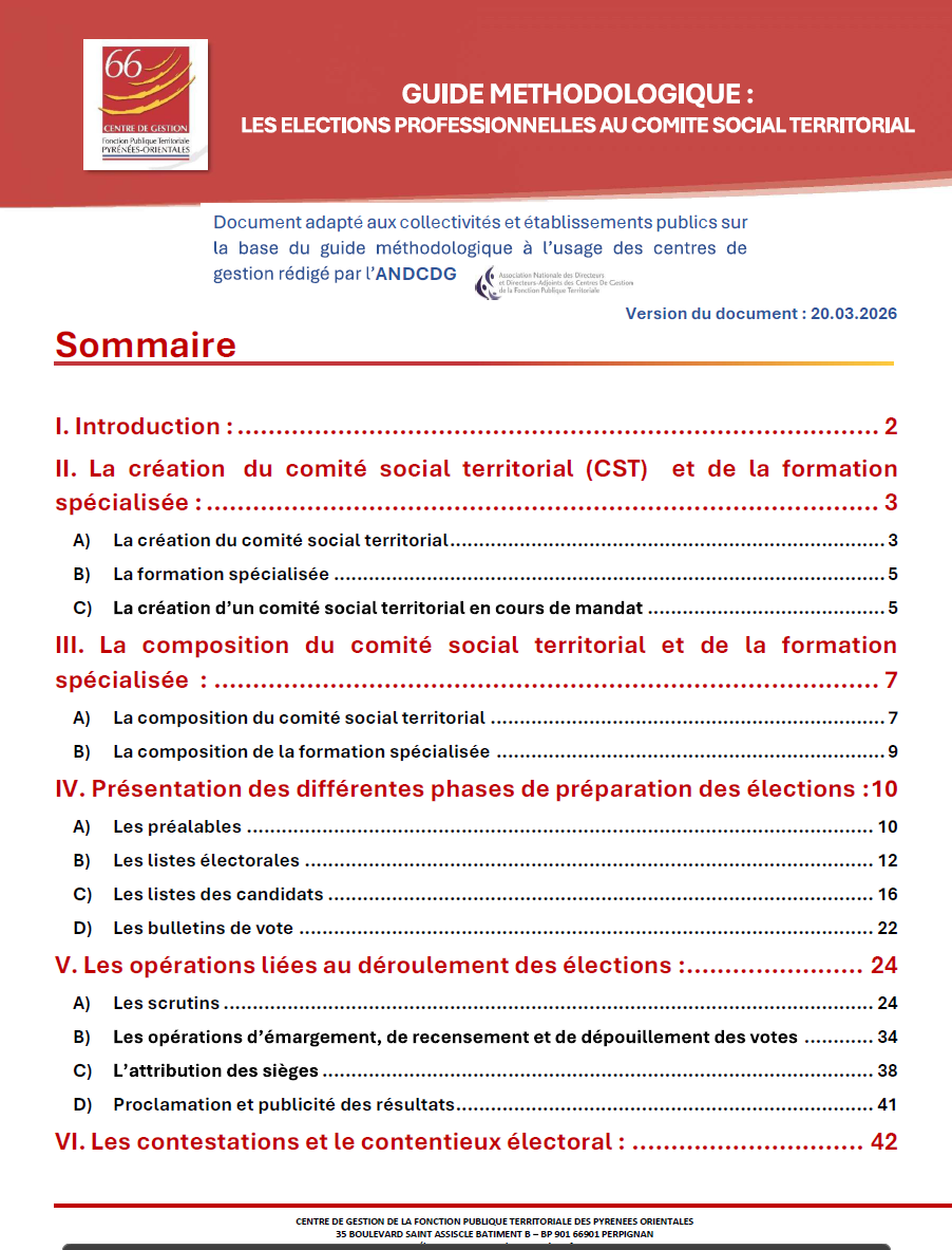 guide election professionnelle